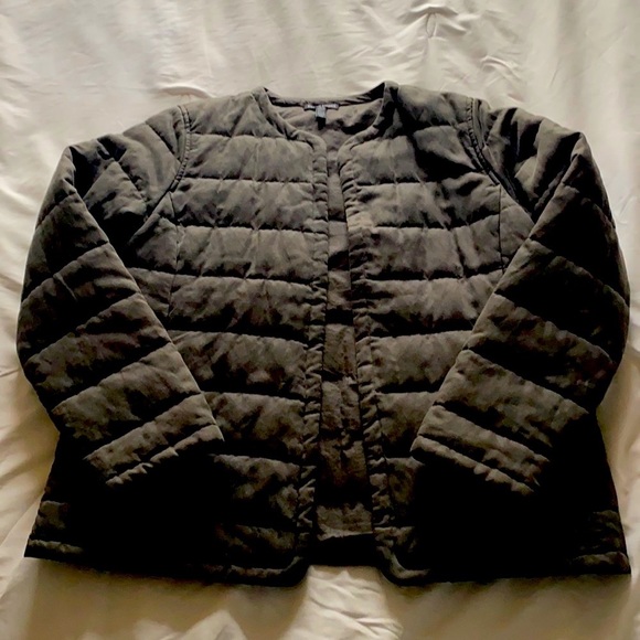 Eileen Fisher Jackets & Blazers - Beautiful Eileen Fisher gray quilted open jacket